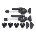 Wnew 2PCS/4PCS MFT Table Clamps Bench Dog Clamps Quick Ratchet Release Speed Squeeze Woodworking Clamp for Workbench 20mm Dog Hole
