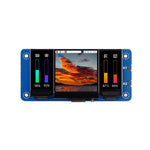 Triple LCD HAT for Raspberry Pi 1.3 inch IPS Main Screen Dual 0.96 inch Secondary Screens SPI Interface Wide Viewing Angle 65K Color Display