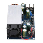 LinkMejor 600W 25A Step Down Power Supply Fan Adjustable Buck Voltage Converter Module 12-75V to 2.5-50V for Arduino Board