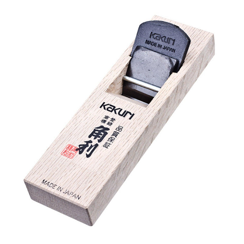 LinkMejor 42mm Japanese Block Plane Kanna Hand Plane Woodworking Tool with High Carbon Steel Blade
