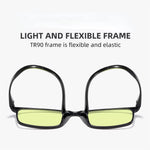 Universal +200 Night Vision/Transparent Reading Glasses for Men Women HD Anti-Blue Light Presbyopia Eyeglasses