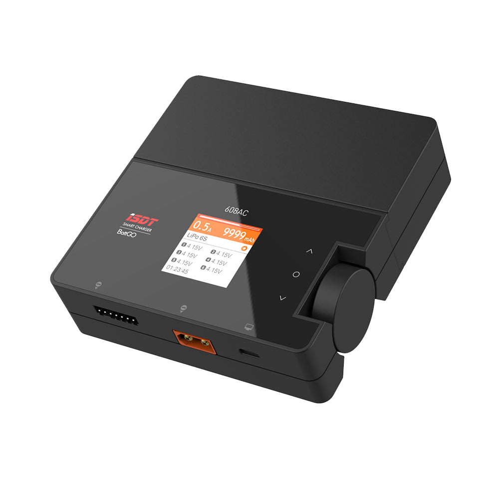 LinkMejor 608AC AC 50W DC 200W 8A BattGo Smart Battery Charger Discharger with Detachable Power Supply