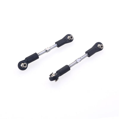 2PCS LinkMejor 8124 Metal 75-85mm Steering Rod for 9116 08427 1/8 Rc Car Model Parts