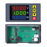 BM730 3in1 Voltage Current Power Meter 4-digit Digital Voltmeter Multifunctional Ammeter with Buzzer Supports Voltage and Current Display Fine Adjustment with Low Voltage Overvoltage and Overcurrent Sound Alarm Function