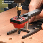 LinkMejor Flat Vertical Drilling Jig 6mm 8mm 10mm Replaceable Drill Sleeves Woodtable MFT Woodworking Positioning Hole Puncher