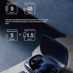 LinkMejor Z9 TWS Earphone bluetooth Earphone HiFi Stereo Deep Bass Dual Microphones CVC Call Noise Cancelling Power Display IPX5 Waterproof Earhooks Sports Headphones