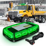 48 LED Magnetic Emergency Strobe Lights Roof Top Car Safety Warning Flashing Light 12V/24V Amber Stroboscopes Trucks Police Lamp