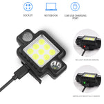 LinkMejor Strong Light Magnetic Headlamp Type-C Rechargeable LED Head Flashlight Outdoors Camping Fishing Emergency Headlight