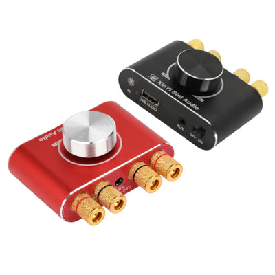 X100H 15W Stereo Amplifier Board 12/24V Speaker Audio Amplifier bluetooth 3.5mm AUX USB U-disk Input APP Control