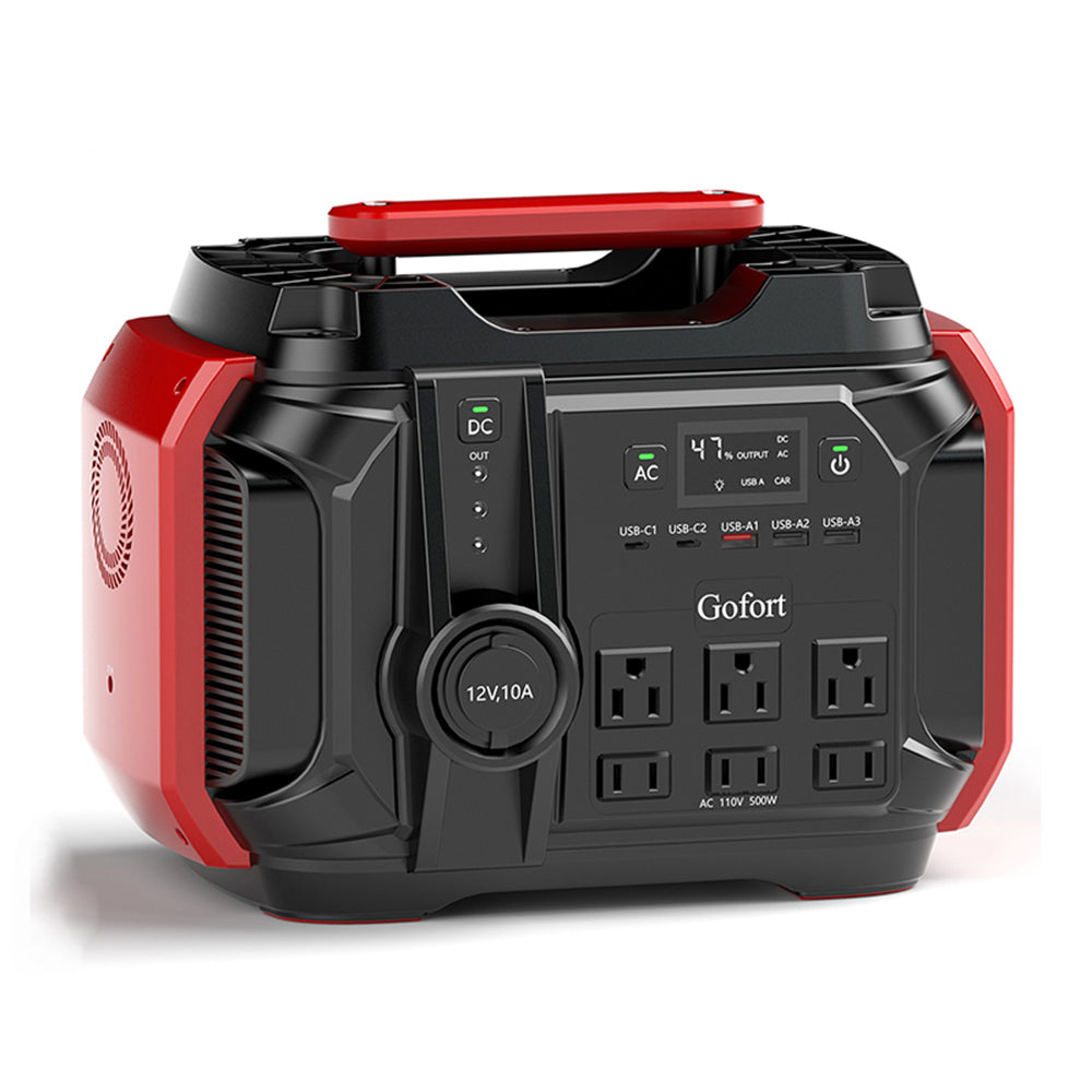 [USA Direct] Gofort A501 150000mAh/540Wh Powerful Portable Power Station 600W Solar Generator Battery Power Station With 3 Charging Modes for Home Outdoor Camping Emergency Battery Backup