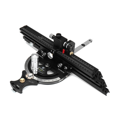 LinkMejor HD-MG21 Mitre Gauge Fence Fit For Most Bosch Festool Dewalt Small Table Saw 50 Degree Angle Fence Use for Small Table Saw
