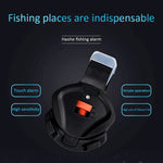 LinkMejor Fishing Finder Bite Alarm with LED Light Loud Sound Electronic Buzzer Rod Clip Fish Line Gear Alert