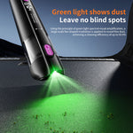 Tevorex 3 in 1 Handheld Vacuum Cleaner 15000Pa Strong Suction Two Speeds Green Light Dust Detection USB Charging Vacuum with LED Digital Display for Car Use
