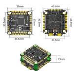 30.5*30.5mm LinkMejor F465 V4 Stack Build-in F405 V4 Flight Controller with 5V 9V BEC Output & 65A 32Bit 3-8S ESC for RC FPV Racing Drone