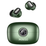 MINISOMS105 AI Translation Headset Wireless bluetooth 6.0 Earphone 10mm Speaker 3-Mic Call Noise Reduction 72H Playback IPX5 Waterproof Touch Control 135 Languages Translations In-ear Sports Headphones