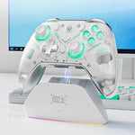 LinkMejor AL-K20 Tri-mode Wireless Gaming Controller with Hall Joystick and Hall Triggers 1000mAh for PC Steam Switch Android iOS