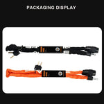 LinkMejor Bike Chain Lock Portable High Security Anti-Theft Bicycle Lock with 2 Keys for Bicycle Electric Scooter Motorcycle