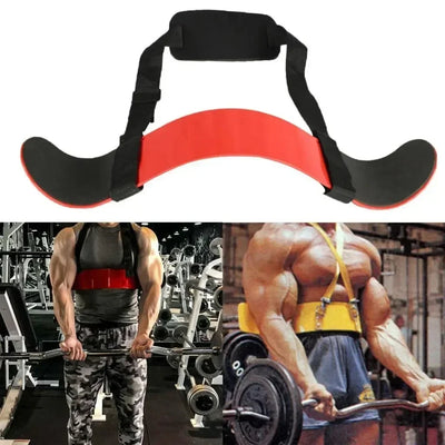 LinkMejor Sport Arm Trainer Aluminum Alloy Bicep Training Board Weight Lifting Bodybuilding Fitness Muscle Build Lsolator Workout Equipment