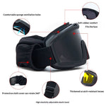 LinkMejor Tactical Goggles 3 Lens Soft Windproof UV400 Protection Glasses For Cycling Safe Protection