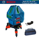 GLL50-15XG Professional Laser Level 5 Lines Green Beam 3D Self-leveling Horizontal & Vertical Cross Measuring Tool
