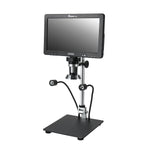 Mustool DM12 10.1'' HDMI Digital Microscope 2000X Coin Microscope with IPS Screen 20MP Soldering Microscope with 8LEDs