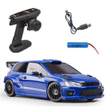 LinkMejor 2801 RTR 1/28 2.4G 4WD RC Car Drift for POLO R LED Light On-Road Full Proportional Racing Vehicles Models Toys 3.7V 1s Battery