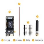 LinkMejor T3 S3-LR1121 2.4G ESP32-S3 Development Board 0.96 Inch OLED Wi-Fi Bluetooth 5.0 Low Power LoRa Transceiver 4MB Flash 2MB PSRAM USB-C