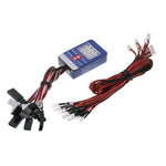 Simulation Flash Light 12 LED Lighting Kit Steering Brake for 1/10 Scale Models RC Car Yokomo Tamiya HSP HPI AXIAL RC4WD