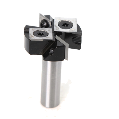 12mm 1/2 Inch Shank CNC Spoilboard Surfacing Router Bit 1-1/2" / 38.1mm Cutting Diameter Milling Cutter with Cemented Carbide Insert Woodworking Bits Insert-Style Indexable Cutter
