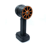 64mm Turbo Fan High-Speed Brushless Motor 2200g Thrust Compatible with Dewal/Mak/Milwauke 18/21V Batteries Ergonomic Press Type Speed Regulation Perfect for Vehicle Drying