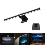LinkMejor Monitor Light Bar Eye-Care Flicker-Free Desk Lamp 3 Color Temperatutes Ajustable Wireless Remote Control Stepless Dimming Aluminum Alloy Computer Screen Light
