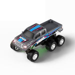 LinkMejor Q235 Q236 YW RTR Q Version 1/64 2.4G RWD Mini Alloy RC Car Six Wheel Off-Road Pickup Truck LED Light Support App Remote Control Three Speed Vehicles Models Pocket Toys Desktop Collection Gift For Boys