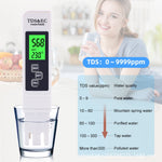 High Accuracy TDS Meter Digital Water Tester 0-9990ppm TDS EC LCD Water Purity PPM Aquarium Filter
