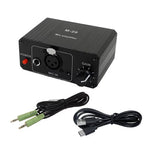 High Gain 48V Microphone Preamp Low Noise XLR Output Balanced Amplifier Compact Design for Dynamic and Condenser Mic Professional Audio