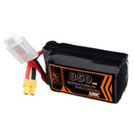 LinkMejor 14.8V 850mAh 100C 4S Lipo Battery XT30 Plug for RC Racing Drone