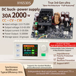 Sinilink XY6530S CNC DC Buck Power Supply 2000W Adjustable Constant 0-65V 0-30A High Power LCD Screen Solar MPPT Charging Protection