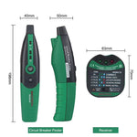 MS5902 Automatic Circuit Breaker Finder Fuse Socket Tester 220V 110V LED Indicator Flashlight Circuit Diagnostic Tool Electrical Maintenance Helper
