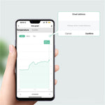 Tuya TH08 Wi-Fi Zigbe Temperature Humidity Sensor Hygrometer Wireless Alexa Google Compatible Backlight Feature Low Battery Reminder Remote Home Monitoring 24H Time Display