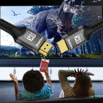 8K@60Hz HD Cable HD2.1 to HD Cable 48Gbps 4K@120Hz Ultra High Speed HD Cord Compatible with PS5/Xbox/TV/Monitor