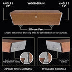 Newly Knife Sharpener Rolling Magnetic Knife Sharpener Kit Roller Edge Countertop Rolling Knife Sharpener Tool Two Sharpening Angles of 15° and 20° for Any Hardness Steel Makes Knife Sharpening