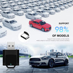 Wired to Wireless CarPlay Android Auto 2in1 Mini Adapter 5GHz WiFi5 Suitable for Original Wired Carplay/Auto Cars