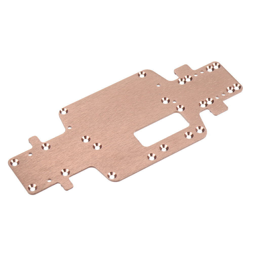 LinkMejor 284161 1/28 RC Car Metal Chassis Bottom Plate 2555 Vehicles Models Spare Parts