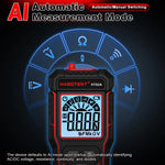 LinkMejor HT82A Smart Digital Multimeter 4000 Counts Auto Ranging True RMS AC DC Voltage Tester LED Backlit Continuity Phase Test Multimeter