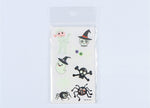 10-Sheet Glow in The Dark Halloween Tattoo Stickers Ghost Pumpkin Fluorescent Temporary Body Stickers for Halloween Nighttime Parties Carnival & Festive Events