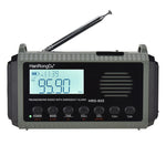 HanRongDa HRD-905 Emergency Radio Solar Crank Power Bank 10000mAh AM FM SW Weather Band LED Flashlight SOS Alarm Portable Survival Gear for Outdoor Camping Essentials