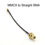 Universal 5.8GHz FPV Antenna Adapter Cable MMCX to SMA RP-SMA Male Female Interchangeable VTX Extension Cable