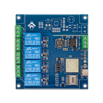 AIR780E 4G Full Netcom Four-Channel Relay Module LTE Cat.1 bis Communication Board Low Power Module Type-C DC7-24V GPIO Control Nano SIM Slot
