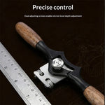 Concave Bottom Spokeshave Woodworking Hand Plane with 40mm Steel Blade and Dual Adjustment Screws Precision Curved Surface Trimming Tool Ductile Cast Iron Body Wood Carving Spokeshave for Chair Legs and Round Dowels