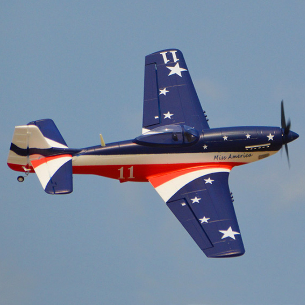 LinkMejor P51 Miss America 1200mm Wingspan EPO RC Airplane Warbird Fighter KIT/PNP