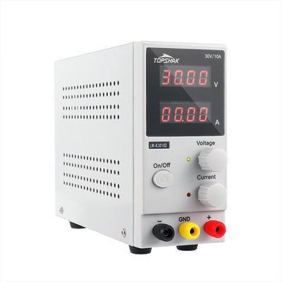 LinkMejor K3010D 4 Digits LED Display 110V/220V 30V 10A Adjustable DC Power Supply Switching Regulated Power Supply